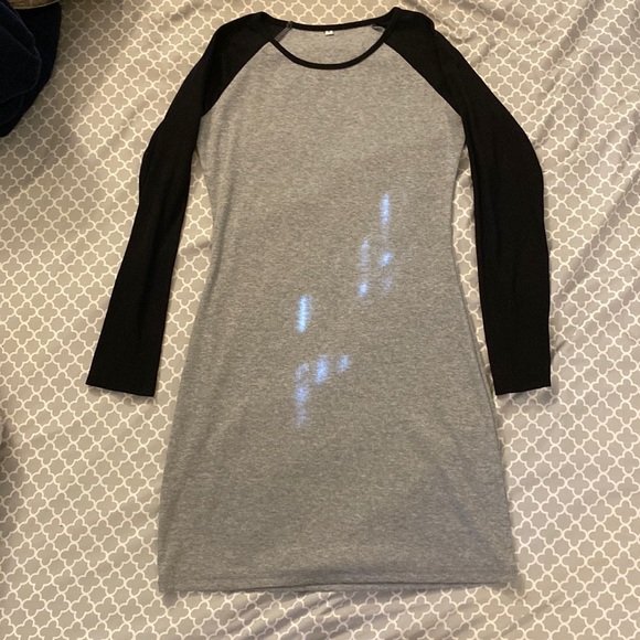 Grey and Black Dress - Picture 1 of 3